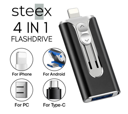 Steex™  4-in-1 Flash Drive